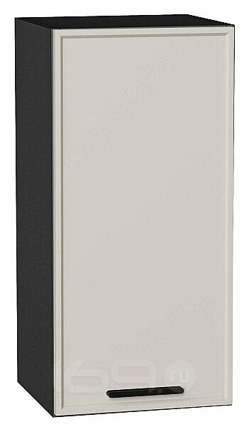 Шкаф верхний с 1-ой дверцей Фрейм Cream Silk Graphite 716*350*324