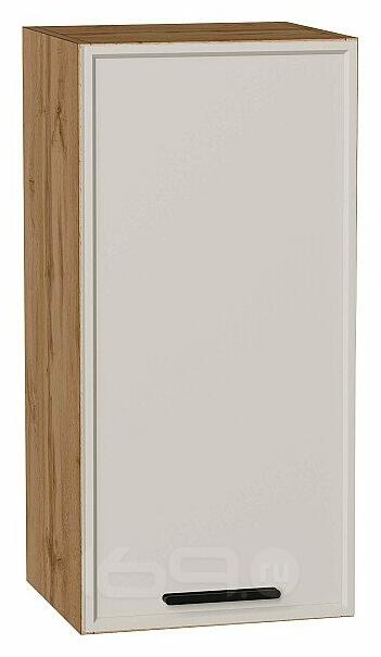 Шкаф верхний с 1-ой дверцей Фрейм Cream Silk Дуб Вотан 716*350*324