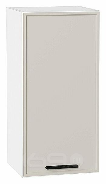 Шкаф верхний с 1-ой дверцей Фрейм Cream Silk Белый 716*350*324