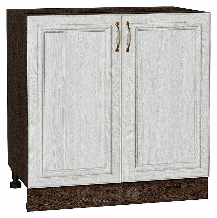 Шкаф нижний с 2-мя дверцами Шале White Dreamline Венге 816*800*480