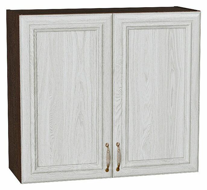 Шкаф верхний с 2-мя дверцами Шале White Dreamline Венге 716*800*320