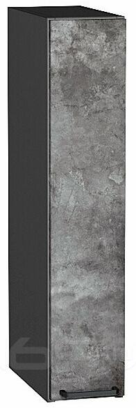 Шкаф верхний бутылочница Флэт Temple Stone 2S/Graphite 716*150*318
