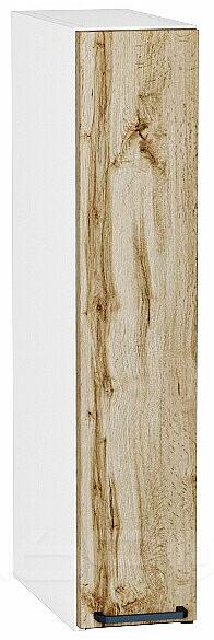 Шкаф верхний бутылочница Флэт Wotan Oak 2S/Белый 716*150*318