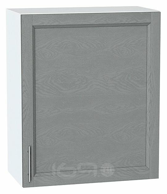 Шкаф верхний с 1-ой дверцей Сканди Grey Softwood Белый 716*600*320
