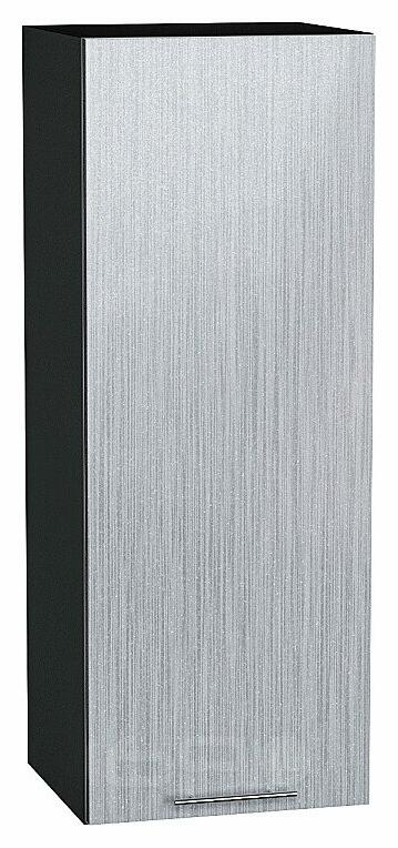 Шкаф верхний с 1-ой дверцей Валерия-М Серый металлик дождь светлый Graphite 920*350*318