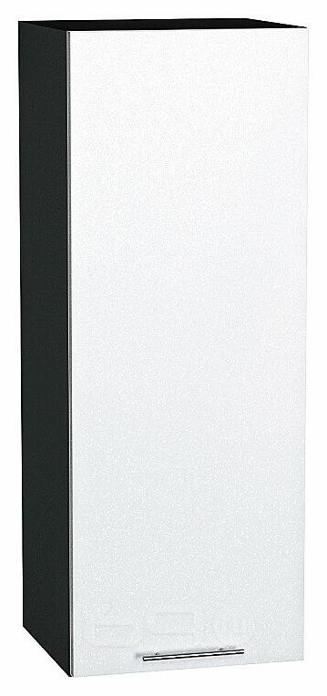 Шкаф верхний с 1-ой дверцей Валерия-М Белый металлик Graphite 920*350*318