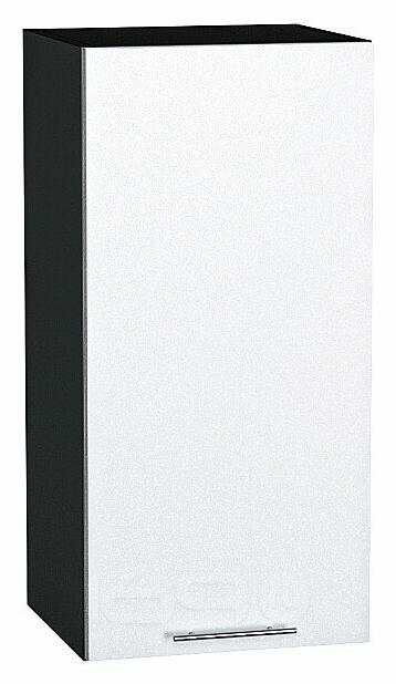 Шкаф верхний с 1-ой дверцей Валерия-М Белый металлик Graphite 716*350*318