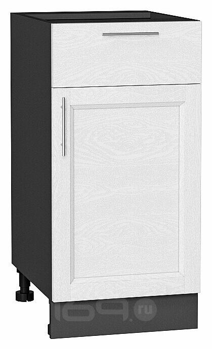 Шкаф нижний с 1-ой дверцей и ящиком Сканди White Softwood Graphite
