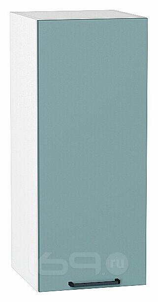 Шкаф верхний с 1-ой дверцей Флэт Grey-green In 2S/Белый 716*300*318