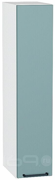 Шкаф верхний бутылочница Флэт Grey-green In 2S/Белый 920*200*318