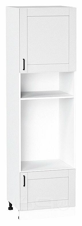 Шкаф пенал с 1-ой дверцей и ящиком под технику Лофт Super White Белый 2132*600*576