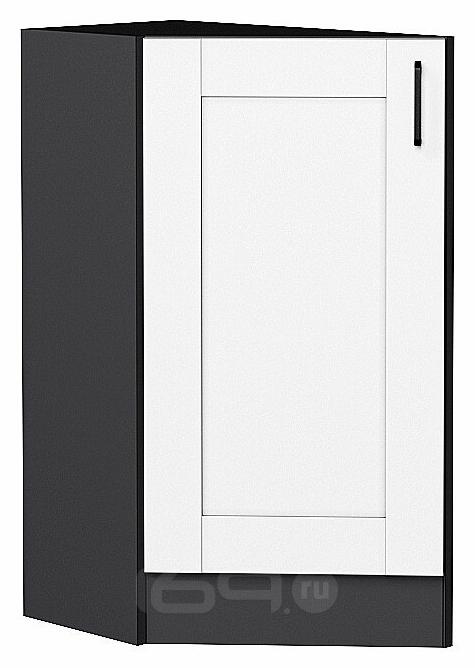 Шкаф нижний торцевой Лофт Super White Graphite 816*296*480
