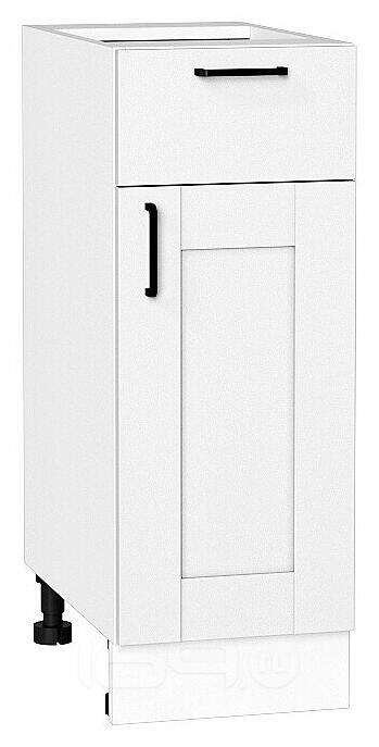 Шкаф нижний с 1-ой дверцей и ящиком Лофт Super White Белый 816*300*480