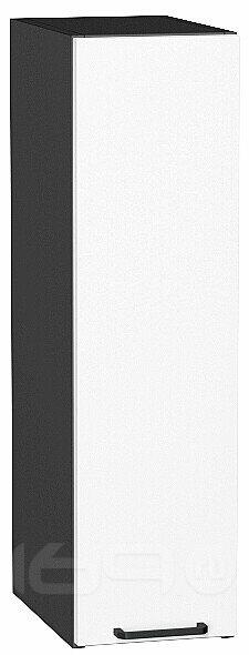 Шкаф верхний бутылочница Флэт White In 2S/Graphite 716*200*318 белый