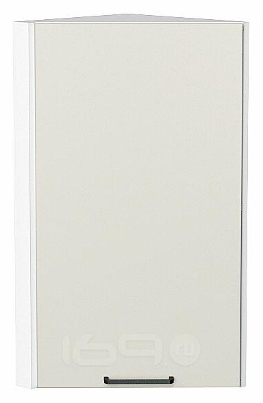 Шкаф верхний торцевой Флэт Cashmere In 2S/Белый 716*300*306