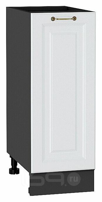 Шкаф нижний с 1-ой дверцей Ницца Белый/Graphite 816*300*478