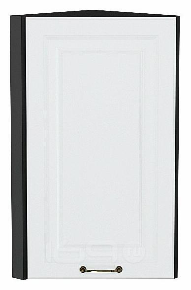 Шкаф верхний торцевой Ницца Белый/Graphite 716*300*304