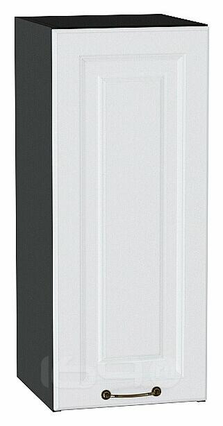 Шкаф верхний с 1-ой дверцей Ницца Белый/Graphite 716*300*318