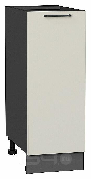 Шкаф нижний с 1-ой дверцей Флэт Cashmere In 2S/Graphite 816*300*478