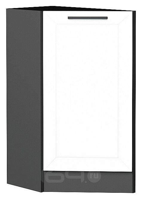Шкаф нижний торцевой Глетчер Айленд Силк Graphite 816*296*552