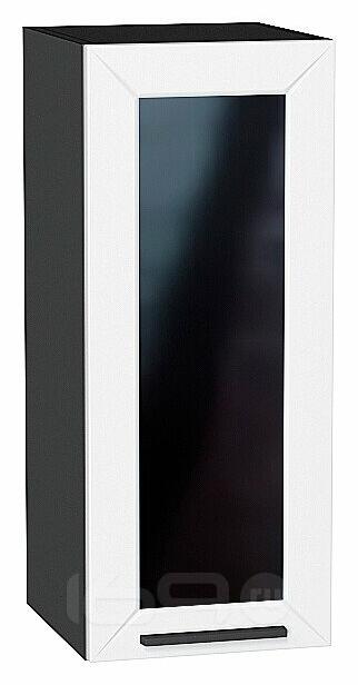 Шкаф верхний с 1-ой остекленной дверцей Глетчер Айленд Силк Graphite 716*300*318