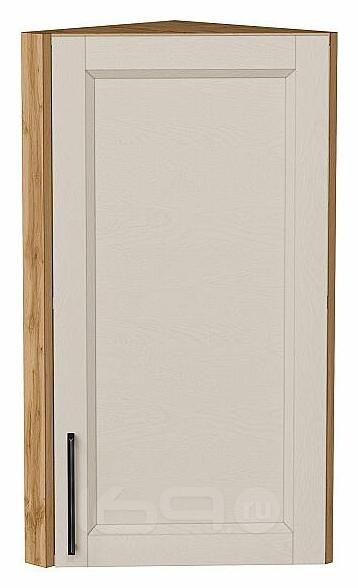Шкаф верхний торцевой Сканди Cream Silkwood/Дуб Вотан 716*300*306