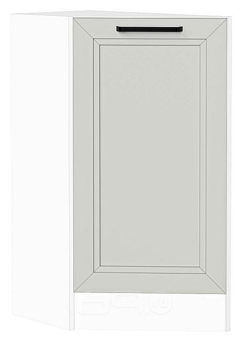 Шкаф нижний торцевой Нео Grey Silk/Белый 816*296*554