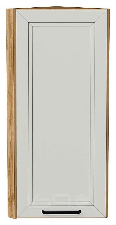 Шкаф верхний торцевой Нео Grey Silk/Дуб Вотан 920*300*306