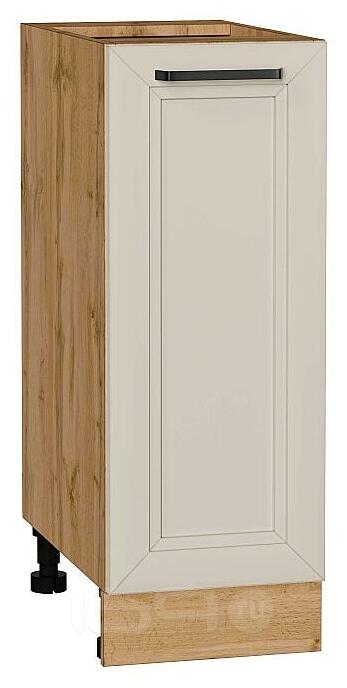 Шкаф нижний с 1-ой дверцей Нео Cream Silk/Дуб Вотан 816*300*480