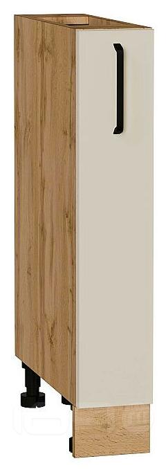 Шкаф нижний бутылочница Нео Cream Silk/Дуб Вотан 816*150*480