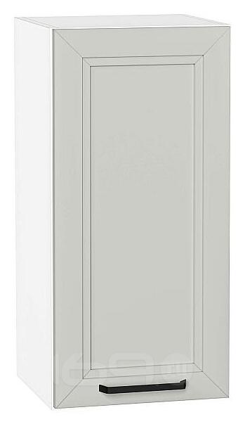 Шкаф верхний с 1-ой дверцей Нео Grey Silk/Белый 716*350*320