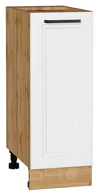 Шкаф нижний с 1-ой дверцей Нео White Silk/Дуб Вотан 816*300*480