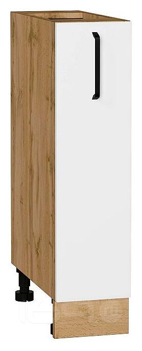 Шкаф нижний бутылочница Нео White Silk/Дуб Вотан 816*200*480