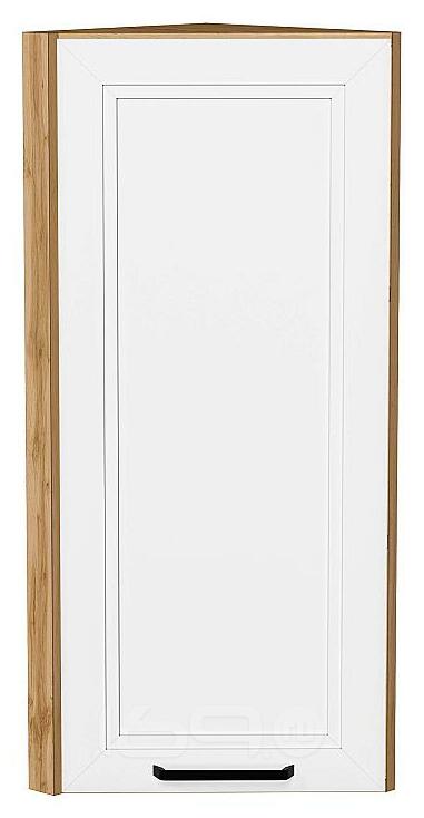 Шкаф верхний торцевой Нео White Silk/Дуб Вотан 920*300*306