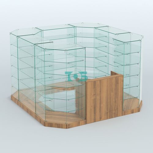 Торговый стеклянный павильон Абсолют №4 (открытый) (6, 05 кв.м)