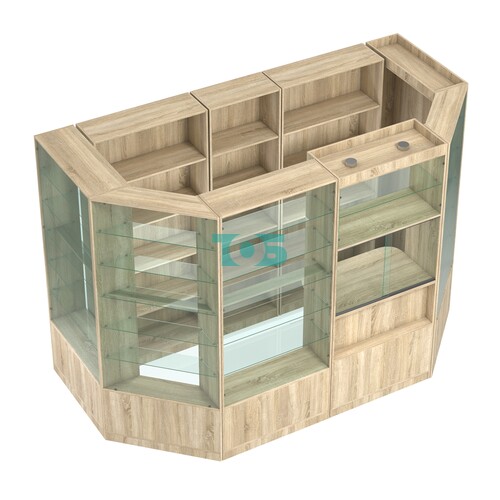 Пристенный торговый павильон из ДСП СЭСП №4 (4, 68 кв.м)