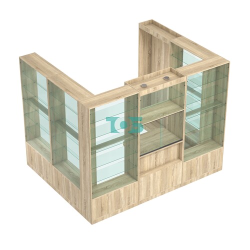 Пристенный торговый павильон из ДСП СЭСП №9 (5, 67 кв.м)