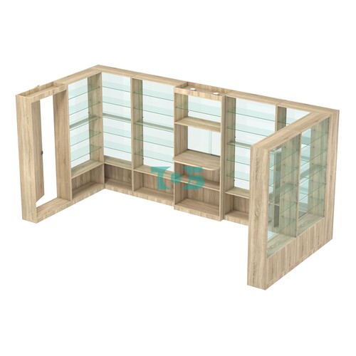 Пристенный торговый павильон из ДСП СЭСП №13 (9, 45 кв.м)