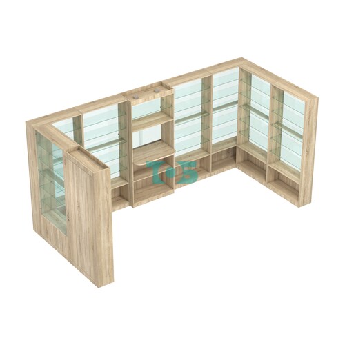 Пристенный торговый павильон из ДСП СЭСП №13 (9, 45 кв.м)