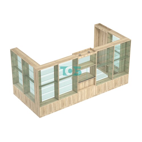 Пристенный торговый павильон из ДСП СЭСП №13 (9, 45 кв.м)