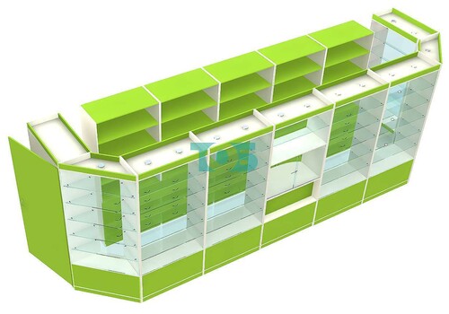 Торговый пристенный павильон для аптеки №5 серии ЛАЙМ (8, 99 кв.м)