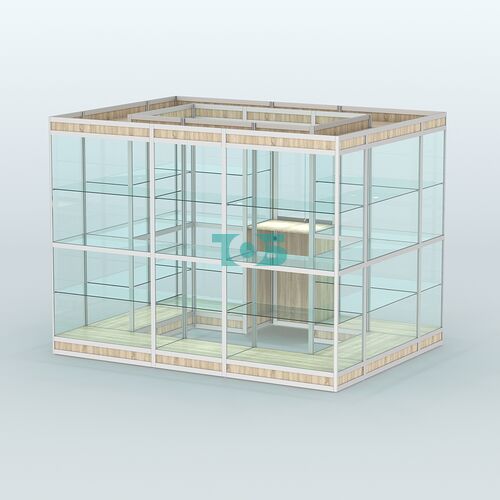 Павильон из профиля островной №1в