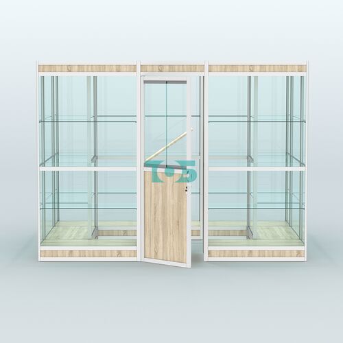 Павильон из профиля островной №1в