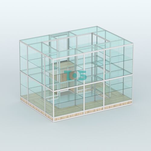 Павильон из профиля островной №1г