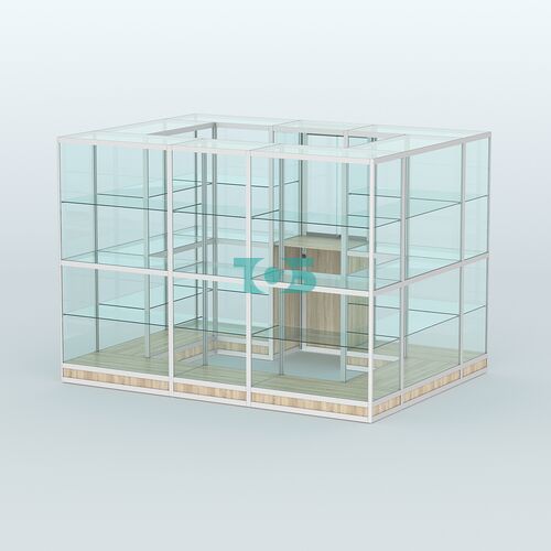 Павильон из профиля островной №1г