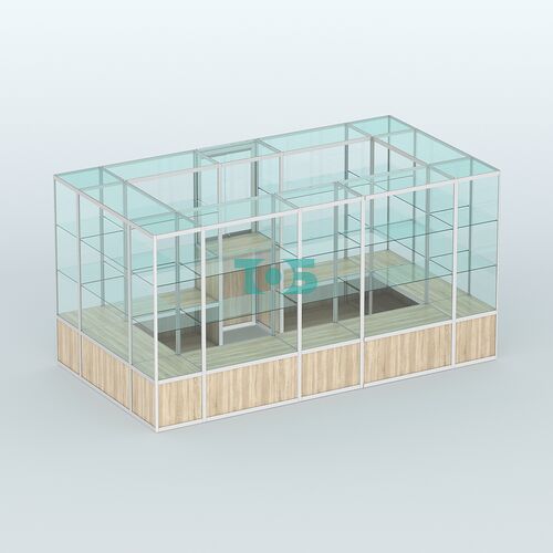 Павильон из профиля островной №2б