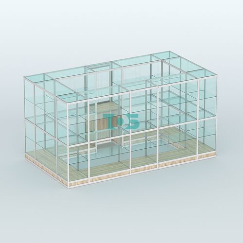 Павильон из профиля островной №2г