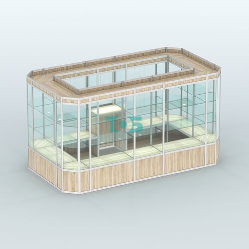 Павильон из профиля островной №3а