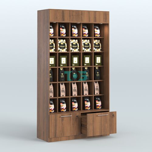 Специализиро- ванная витрина для продажи чая и кофе в восточном стиле с диодной подсветкой №1