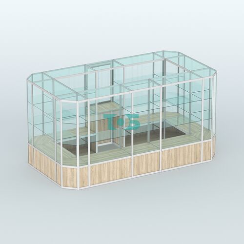 Павильон из профиля островной №3б